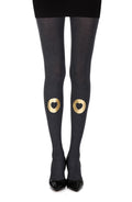 Zohara "Into My Heart" Grey Print Tights