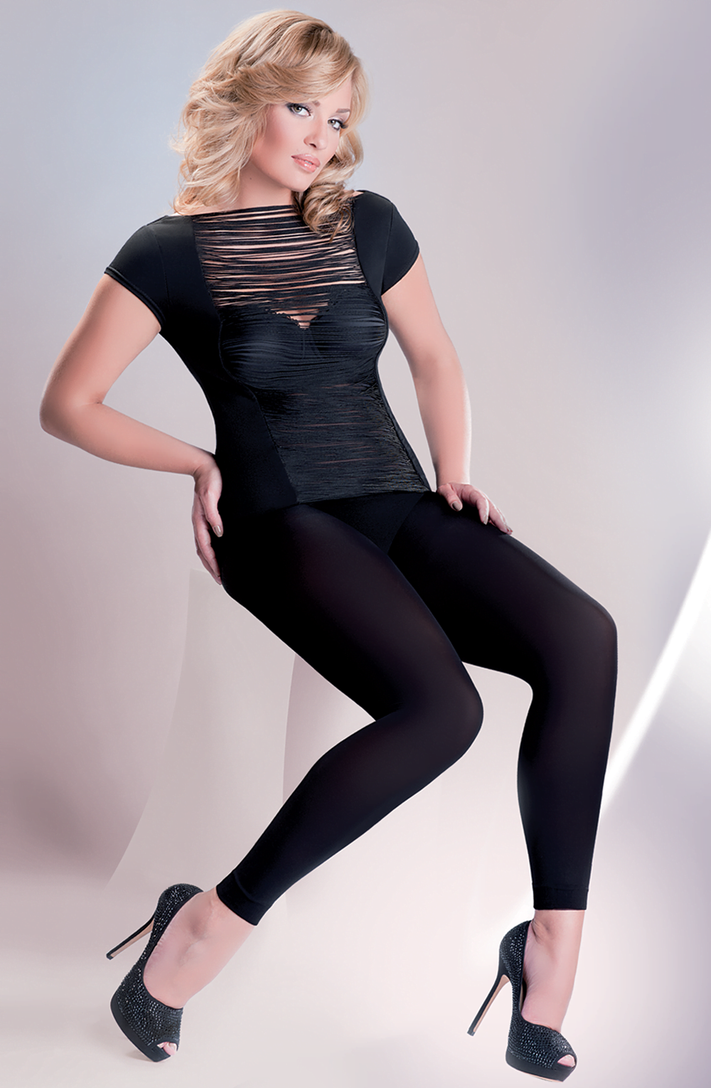 Gabriella Leggings Plus 163 Black