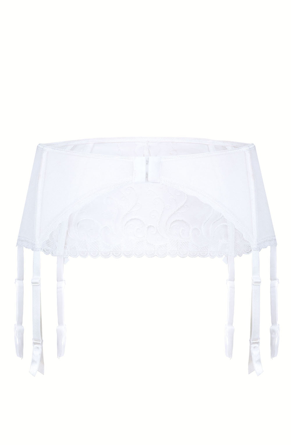 Roza Anuk Suspender Belt White