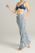 The Classic Trouser French Navy Stripe