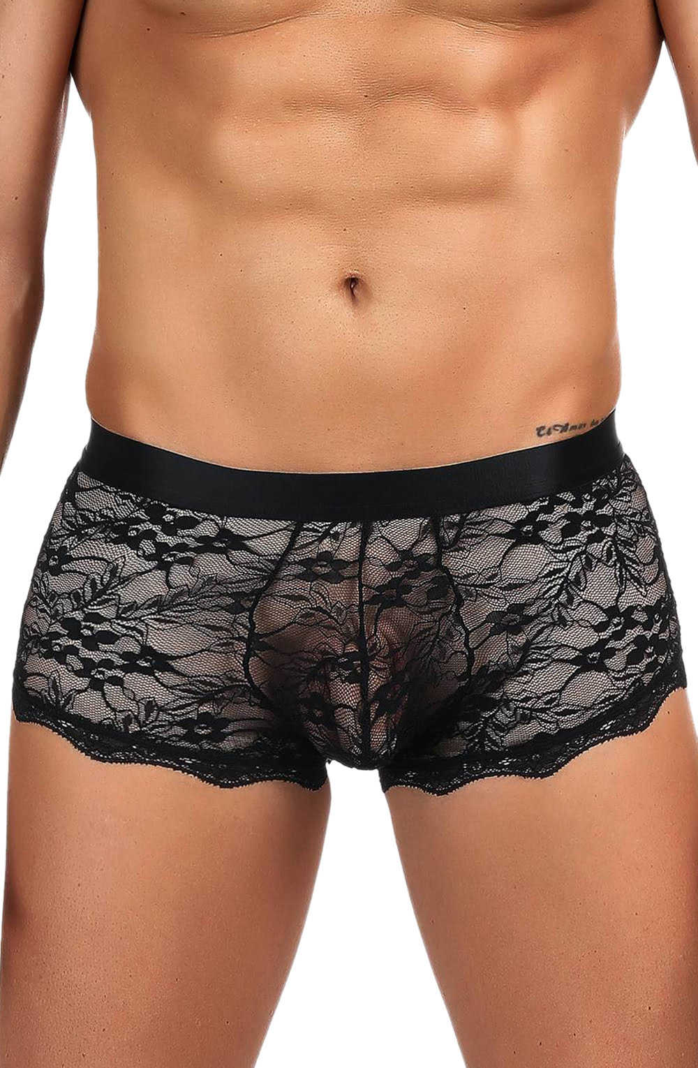 YesX YX975 Men's Boxer Brief Black