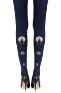 Zohara "What The Shell" Gold Print Tights