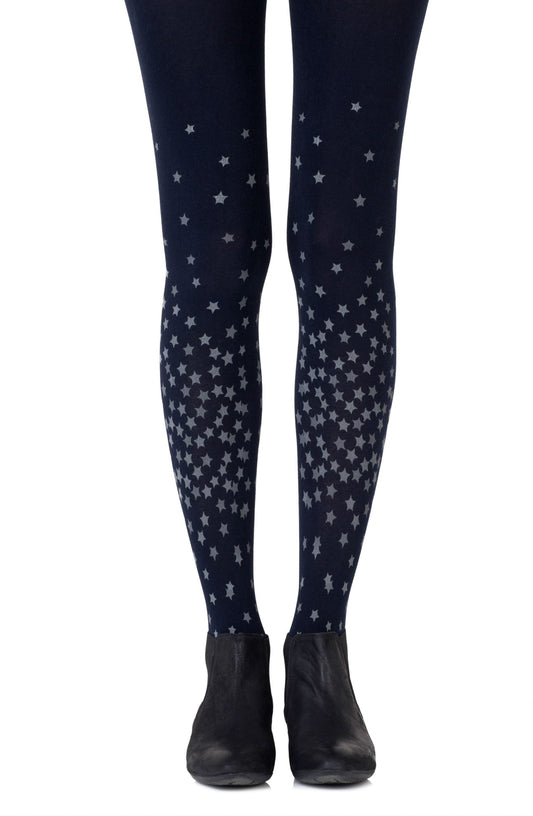 Zohara "Rise And Shine" Navy Tights