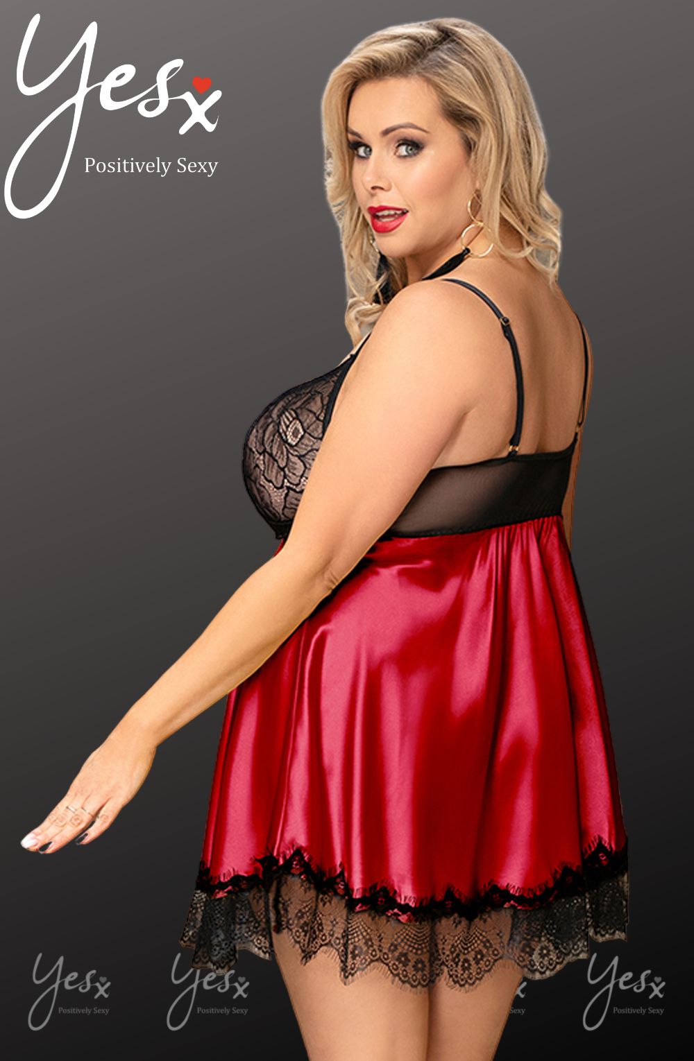 YesX YX832Q Babydoll & Blindfold